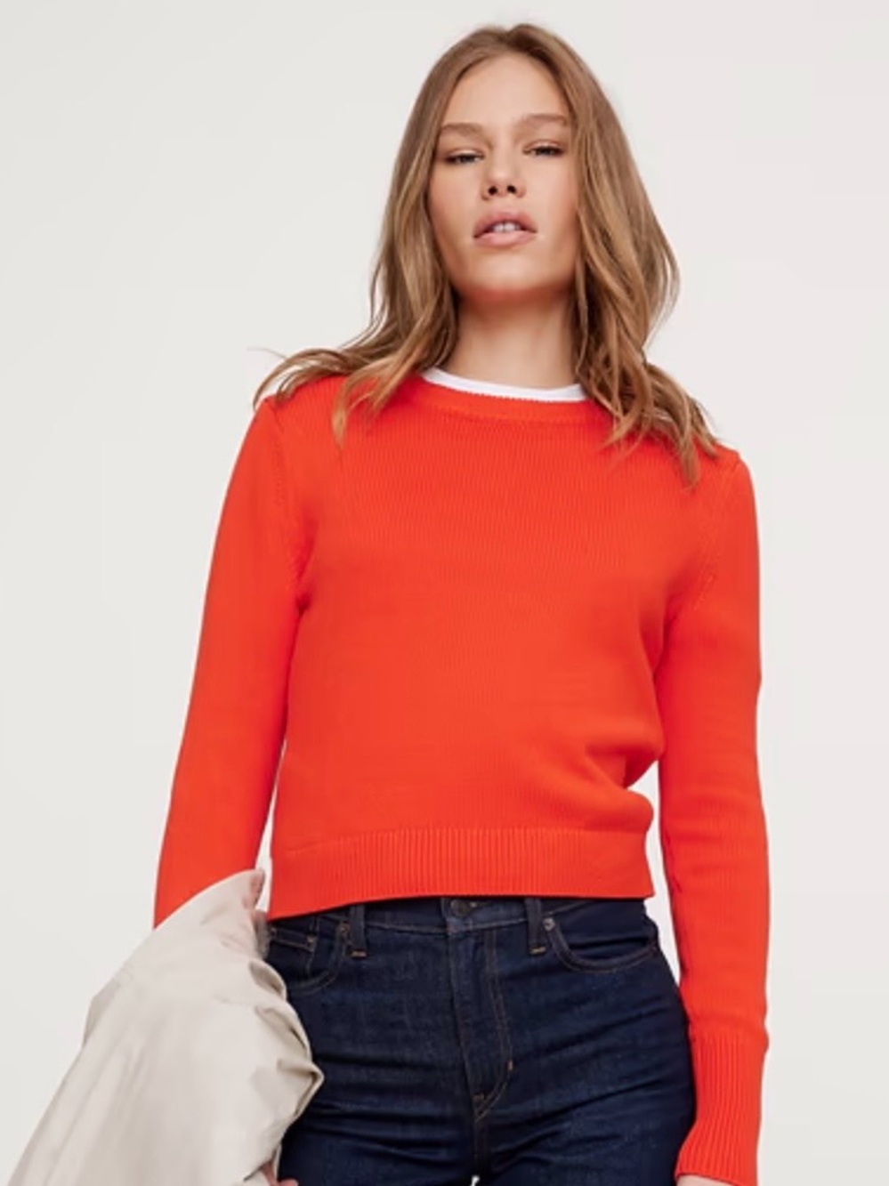 J.Crew Cashmere Shrunken Crewneck Sweater